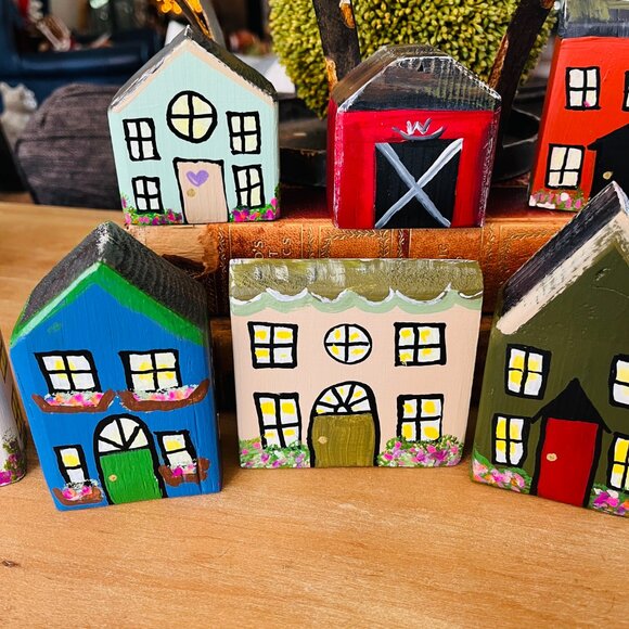 OOAK Wooden village - Picture 7 of 17
